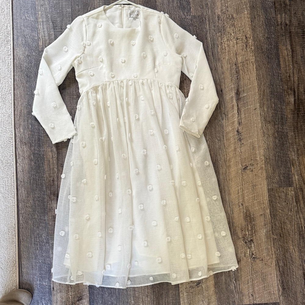 Dainty Jewels White Dot Dress